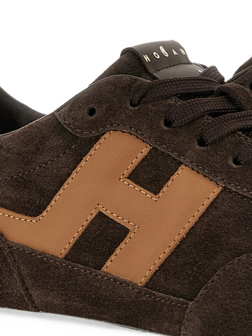 Brown Logo Sneakers 4