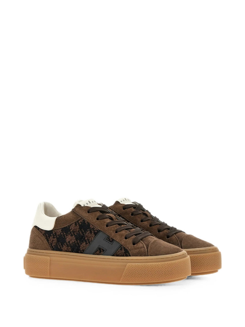 Brown Logo Sneakers 2