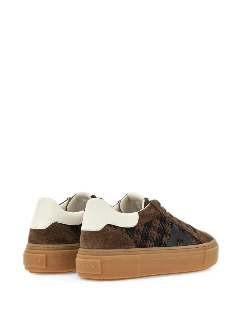 Brown Logo Sneakers 3