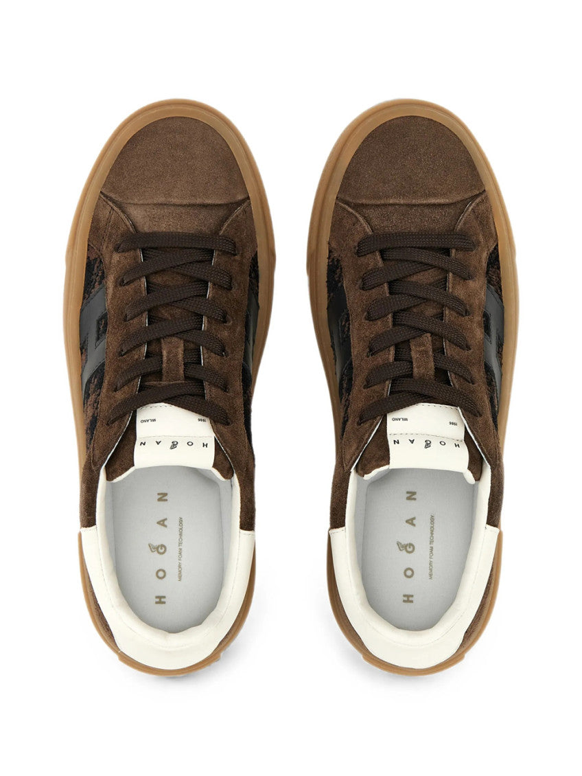 Brown Logo Sneakers 4