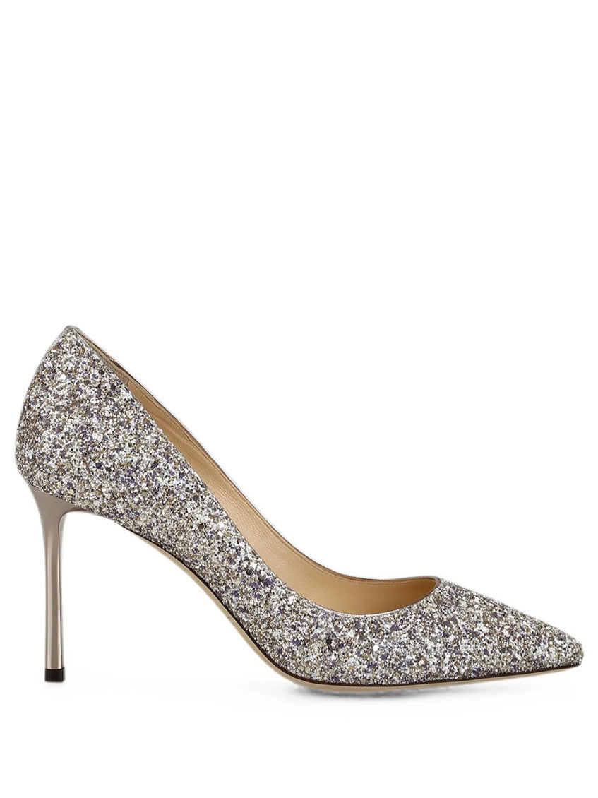 Silver Glitter Pumps 1
