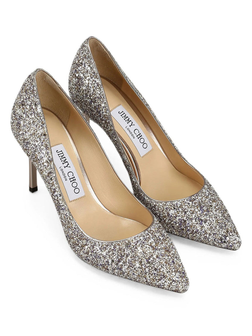 Silver Glitter Pumps 2
