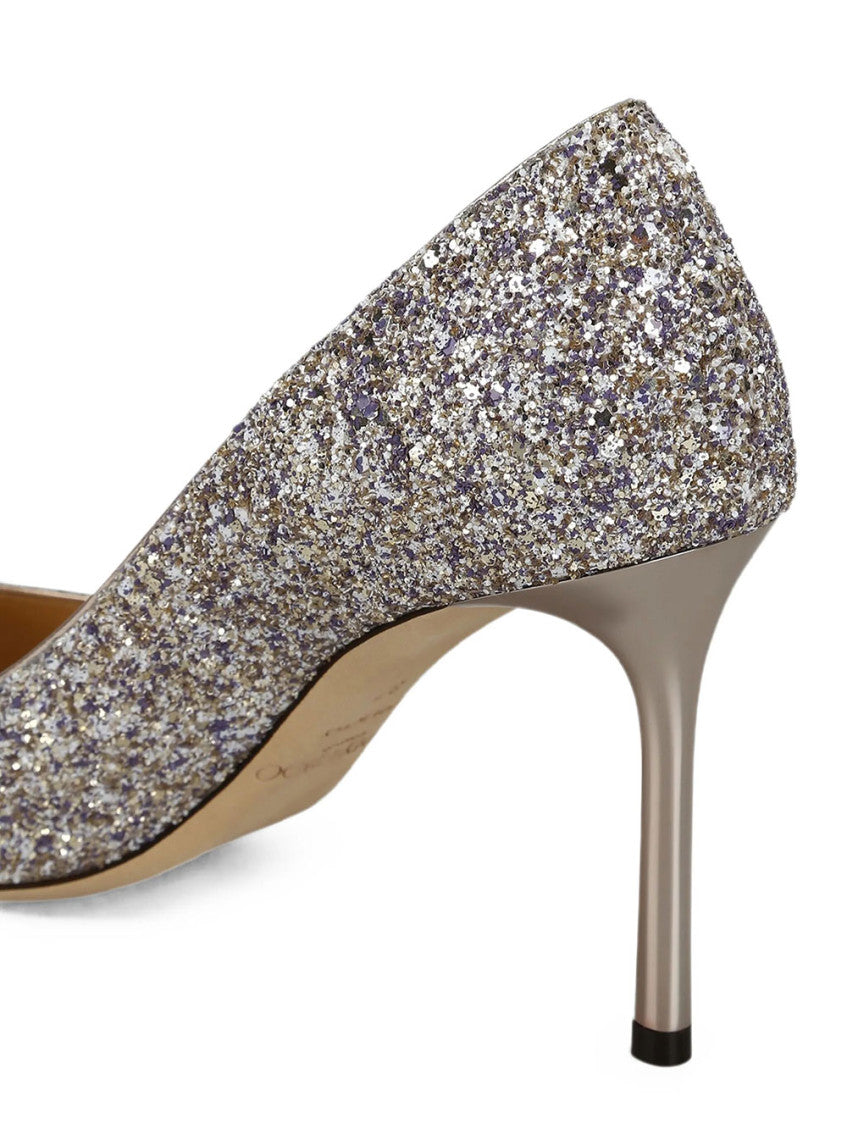 Silver Glitter Pumps 3