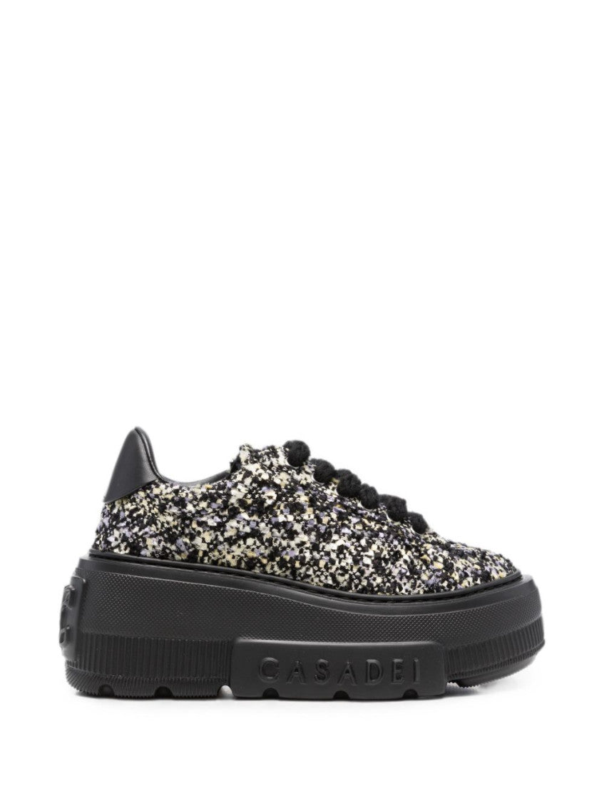 Black Lace-up Sneakers 1
