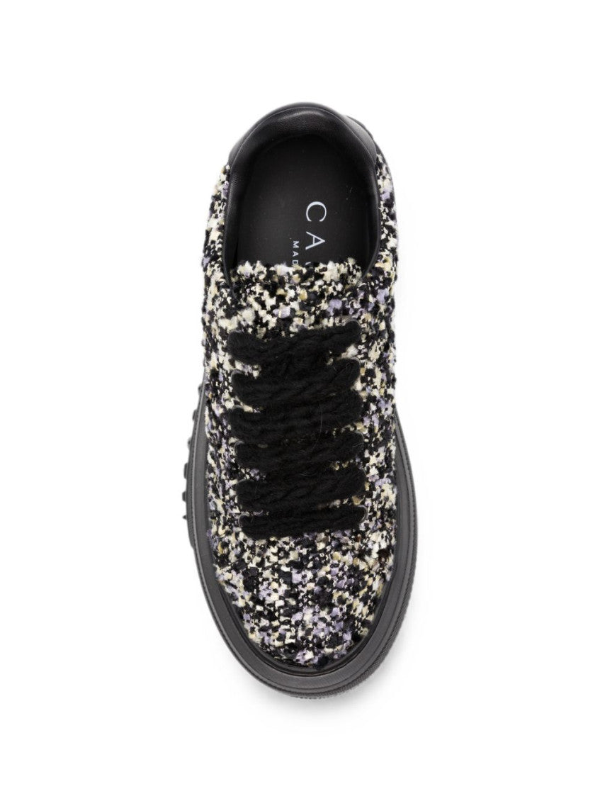 Black Lace-up Sneakers 2