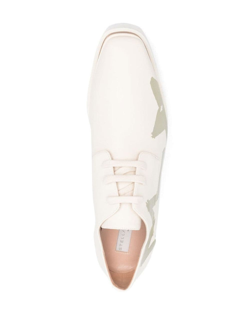 Beige Elyse Platform Sneakers 4