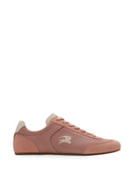 Pink Leather Sneakers 1