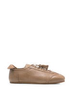 Brown Leather Sneakers 1