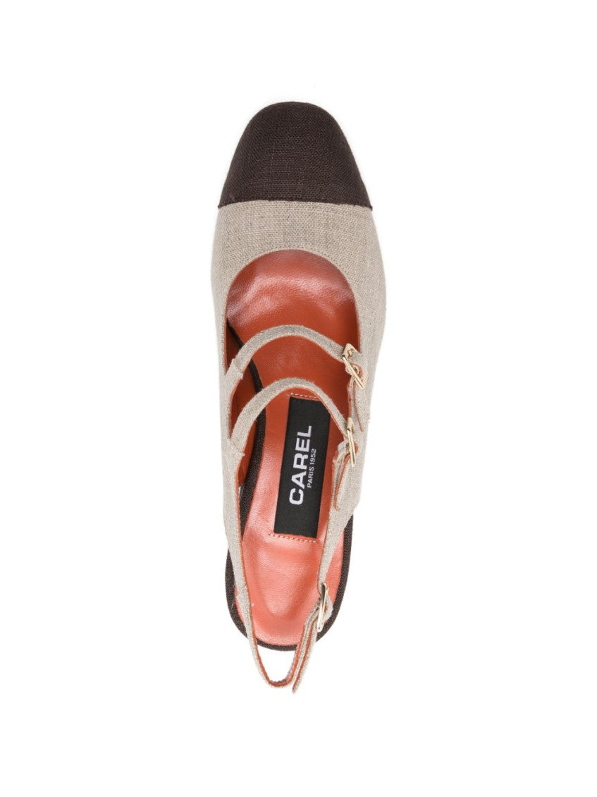 Brown Slingback Pumps 4