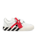 White Color Block Sneakers 1