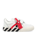 White Color Block Sneakers 1