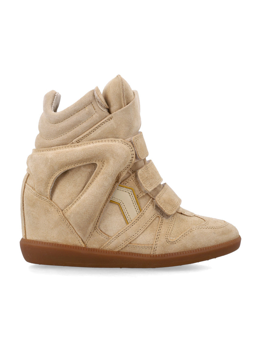 Beige High-top Bekett Sneakers 1