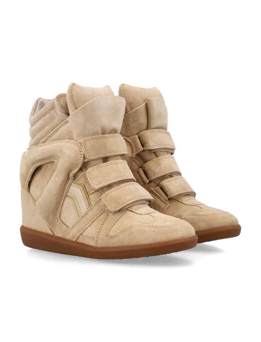 Beige High-top Bekett Sneakers 2