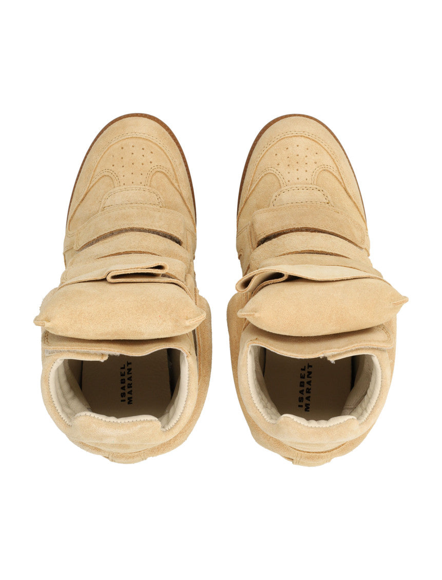 Beige High-top Bekett Sneakers 3