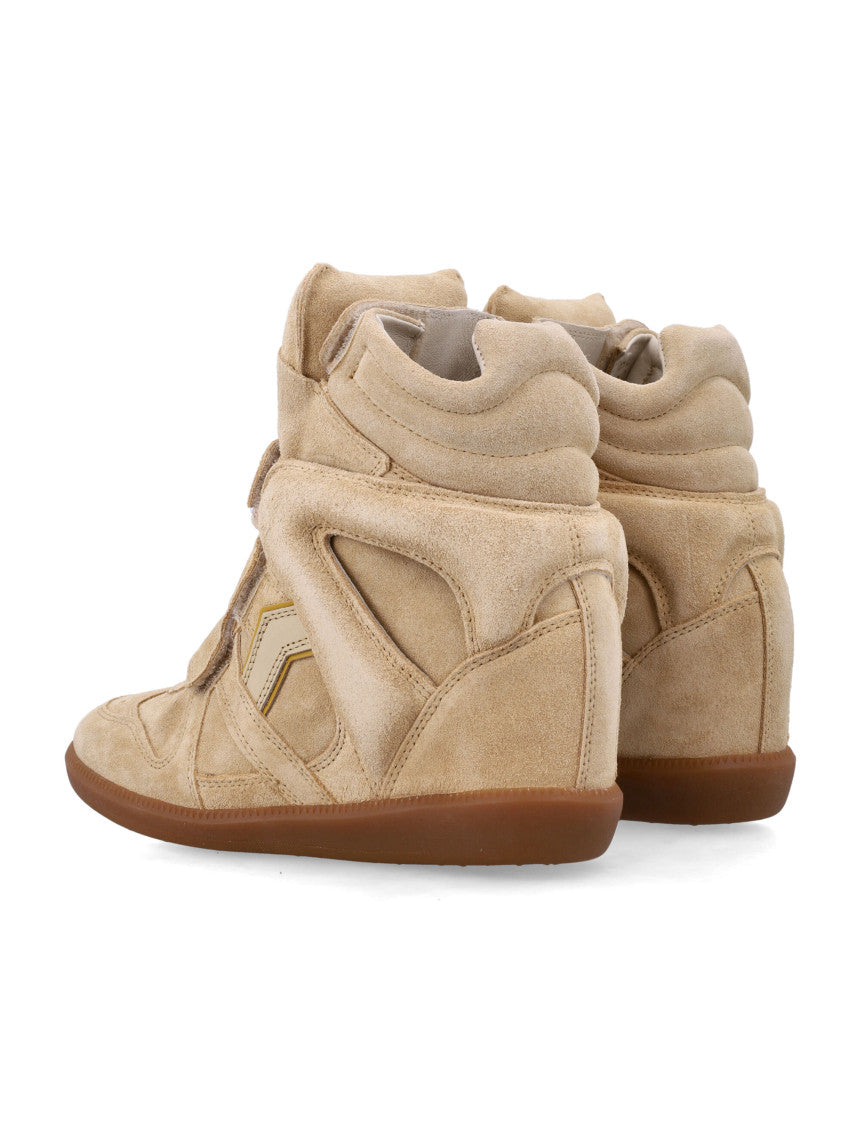 Beige High-top Bekett Sneakers 4
