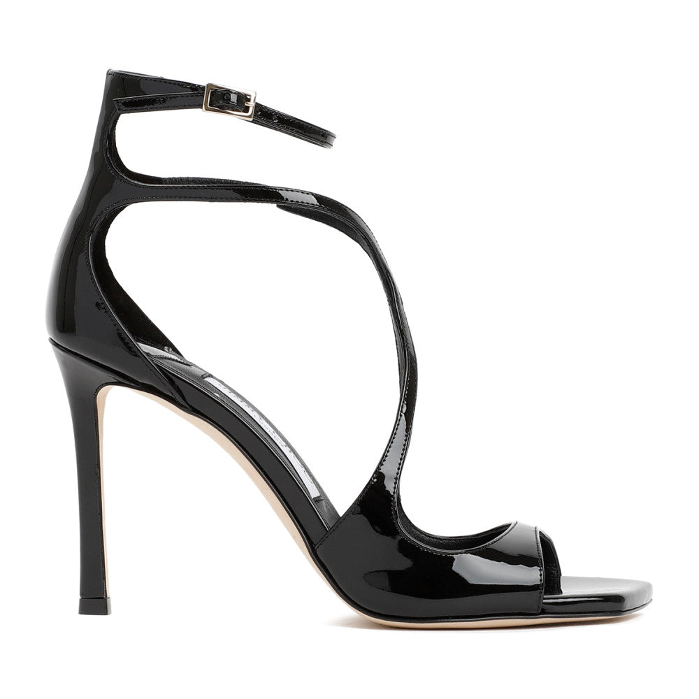 Black Open Toe Heels 1