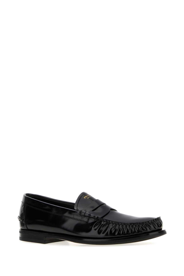 Black Leather Loafers 2