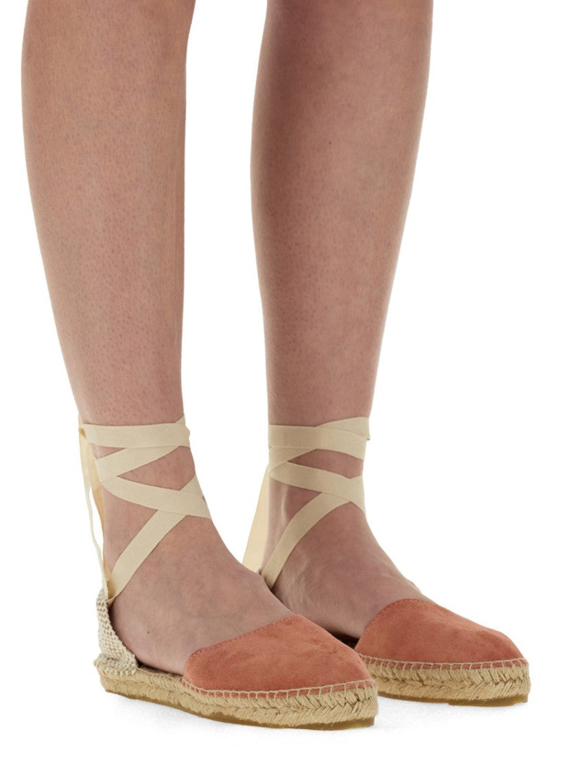 Brown Color Block Espadrilles 2