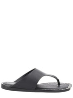 Black Leather Sandals 1