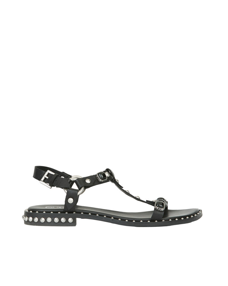 Black Studded Sandals 1