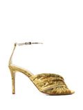 Beige Velvet Heels 1