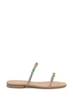 Beige Embellished Sandals 1