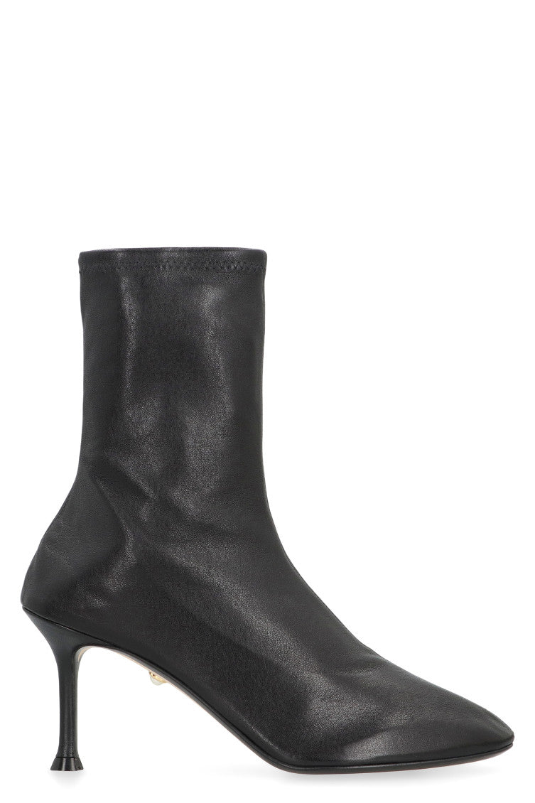 Black Leather Ankle Boots 1