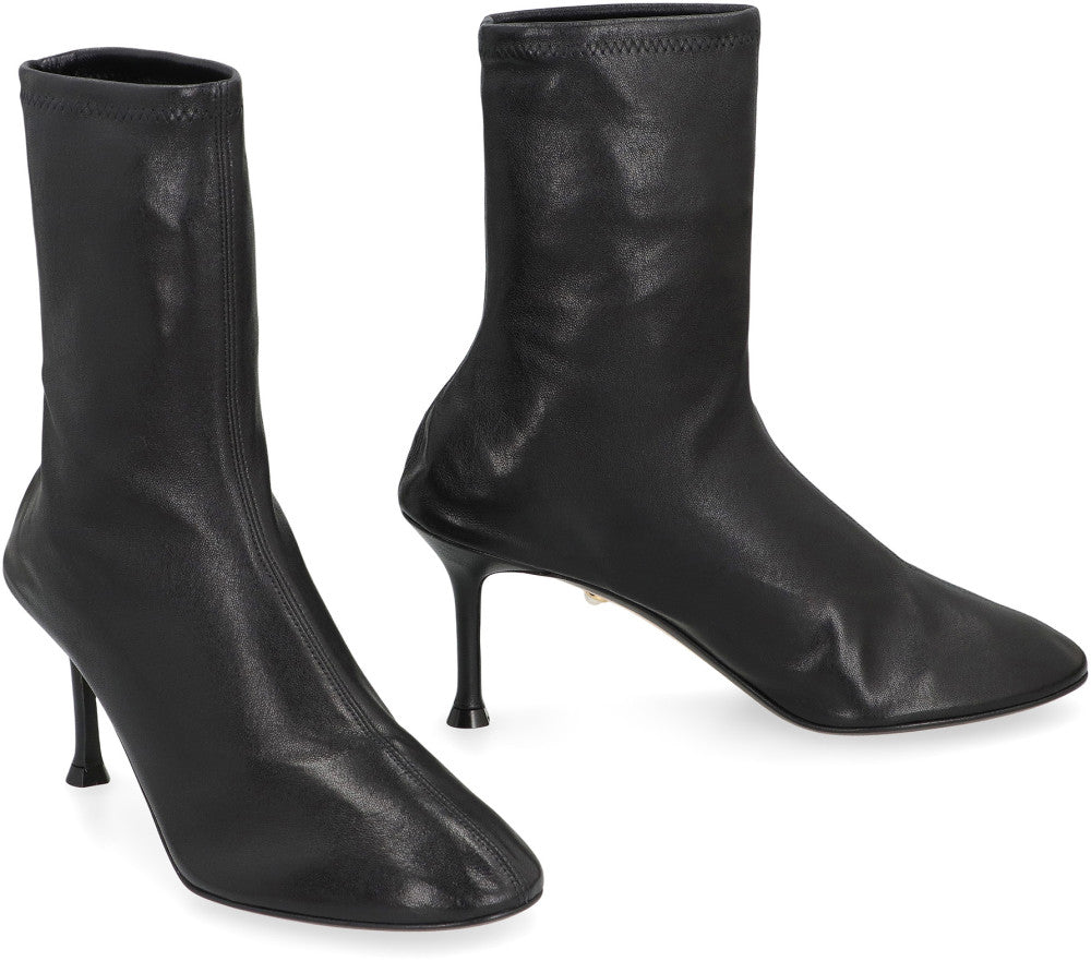 Black Leather Ankle Boots 2
