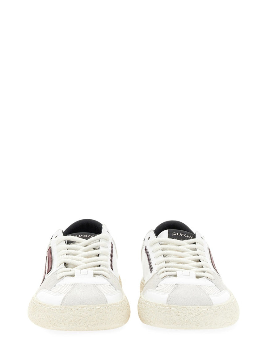 White Color-Block Uvetta Sneakers 2