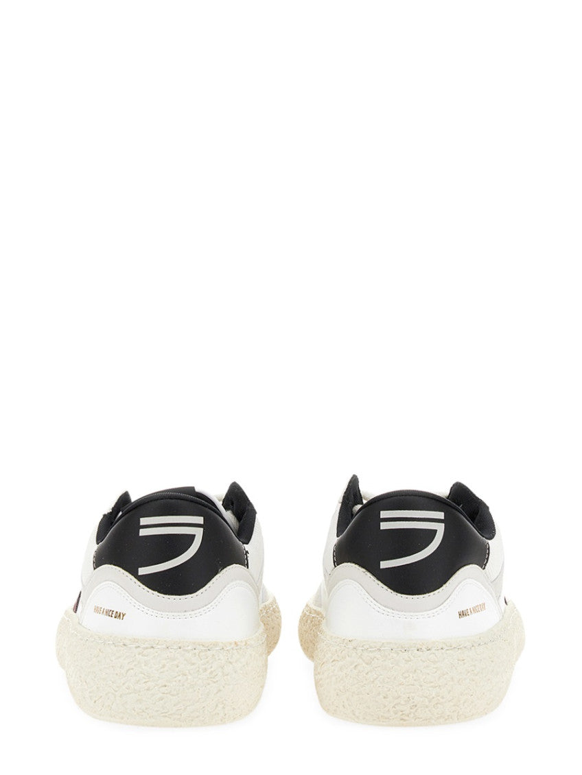 White Color-Block Uvetta Sneakers 3