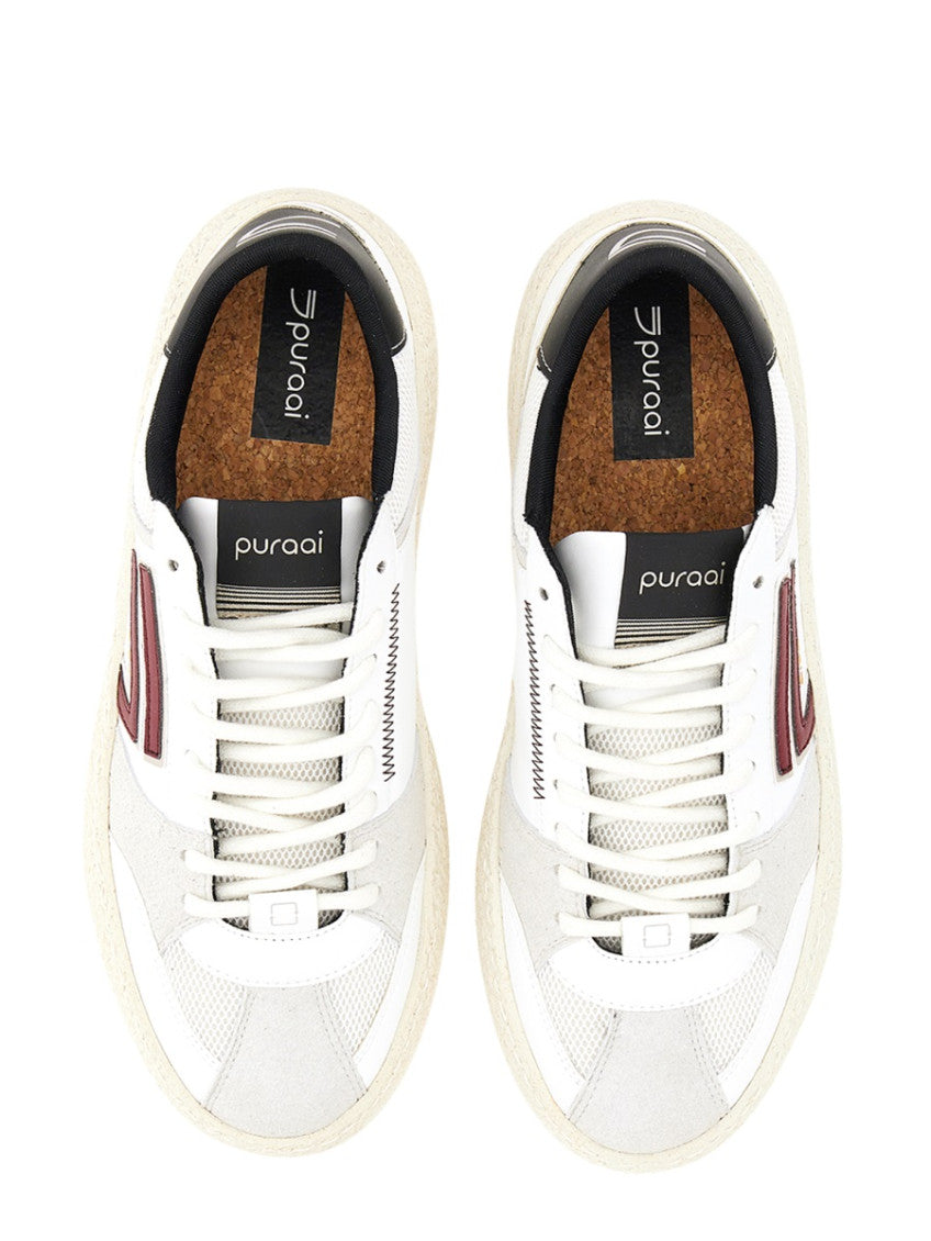 White Color-Block Uvetta Sneakers 4
