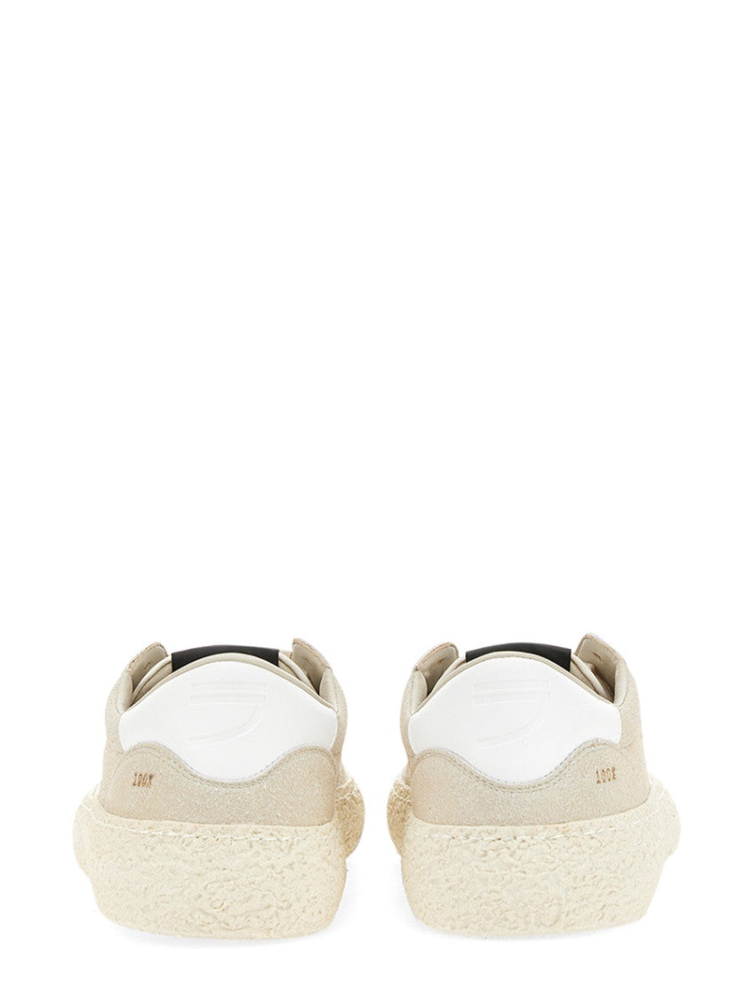 Beige Lace-up Sneakers 3