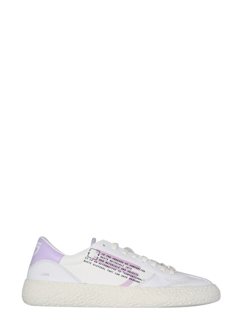 White Lace-up Sneakers 1