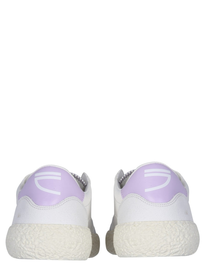 White Lace-up Sneakers 3
