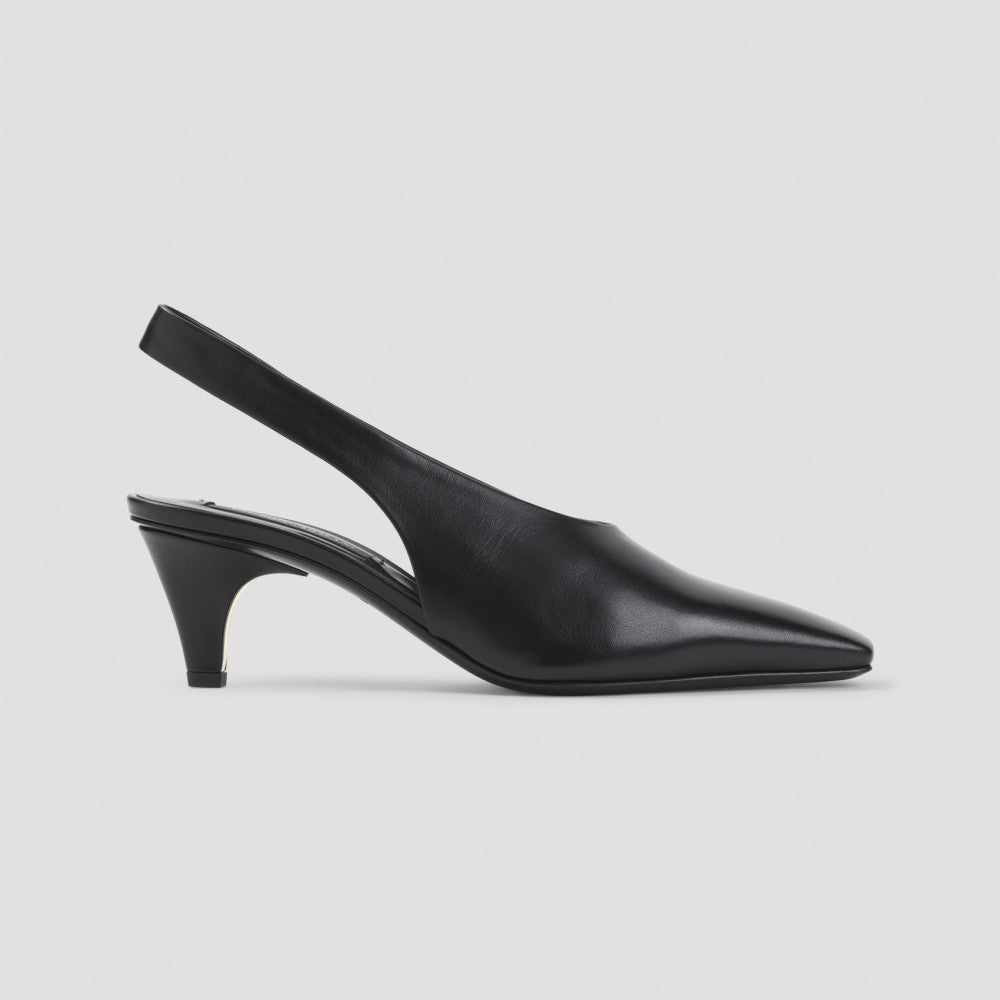 Black Leather Pumps 3