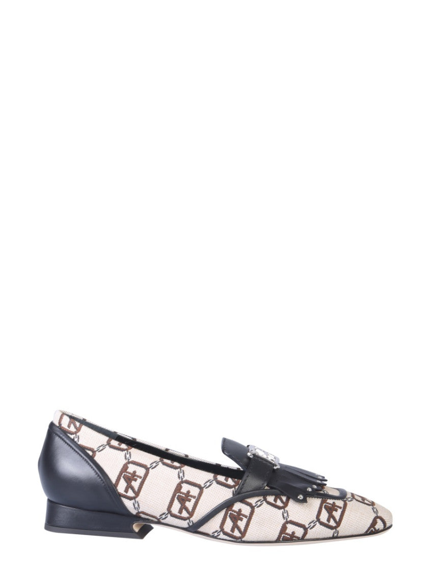 Multicolor Logo Loafers 1