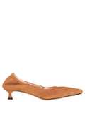 Brown Suede Pumps 1