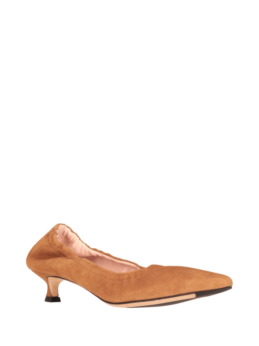 Brown Suede Pumps 2