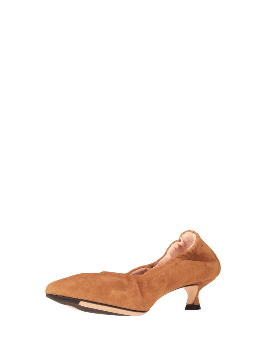 Brown Suede Pumps 4