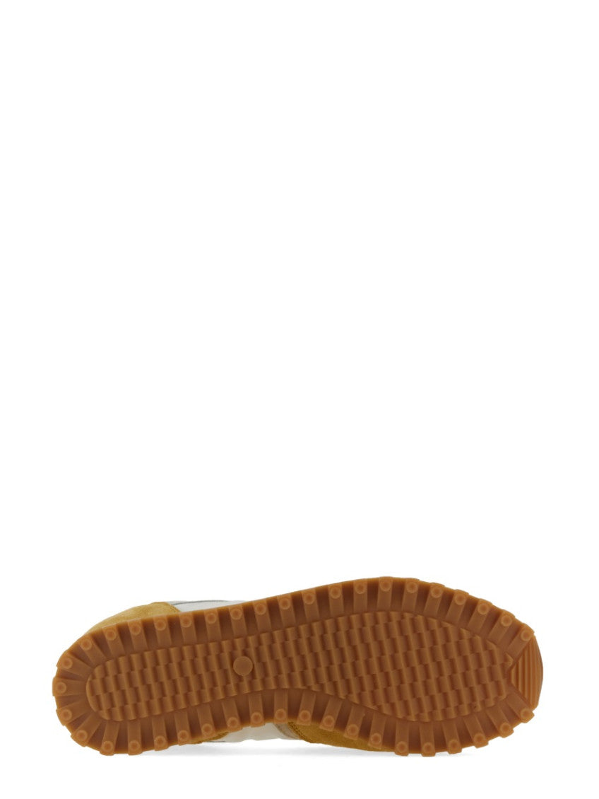 Yellow Color-Block Low Sneakers 5