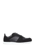 Black Lace Up Sneakers 1