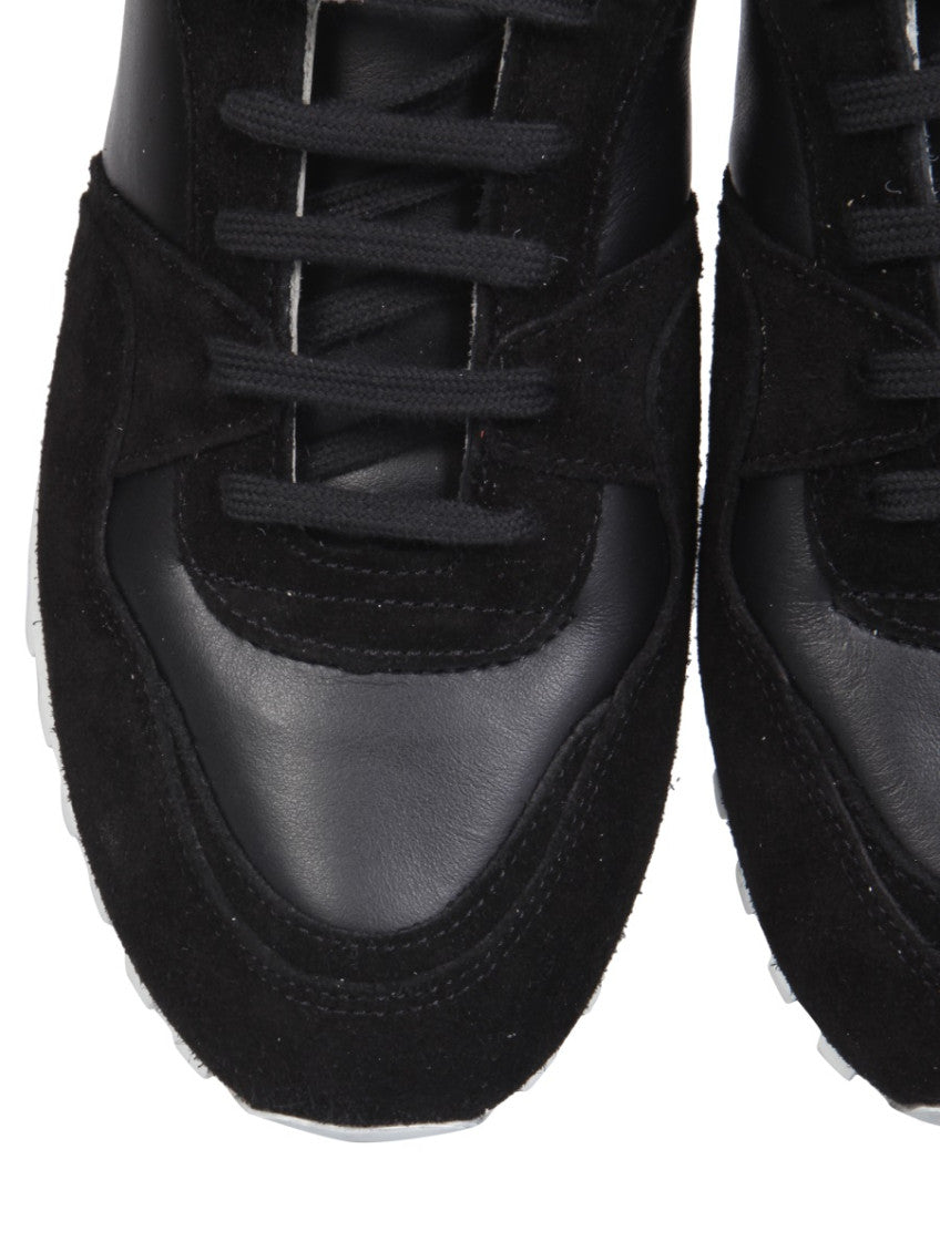 Black Lace Up Sneakers 4
