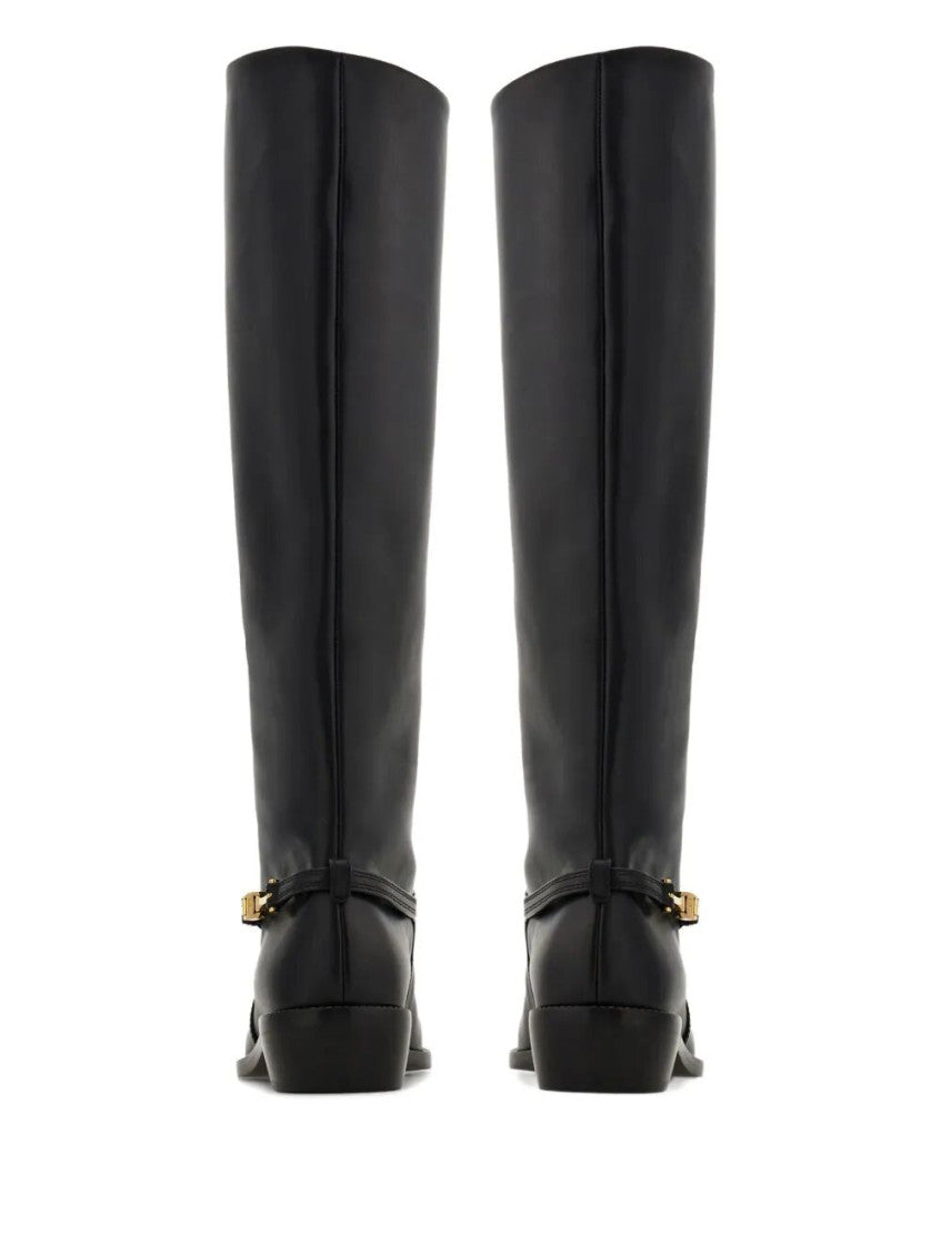 Black Knee Riding Boots 3