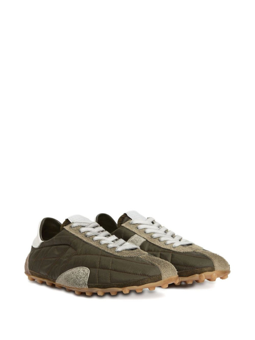 Green Lace Up Sneakers 2