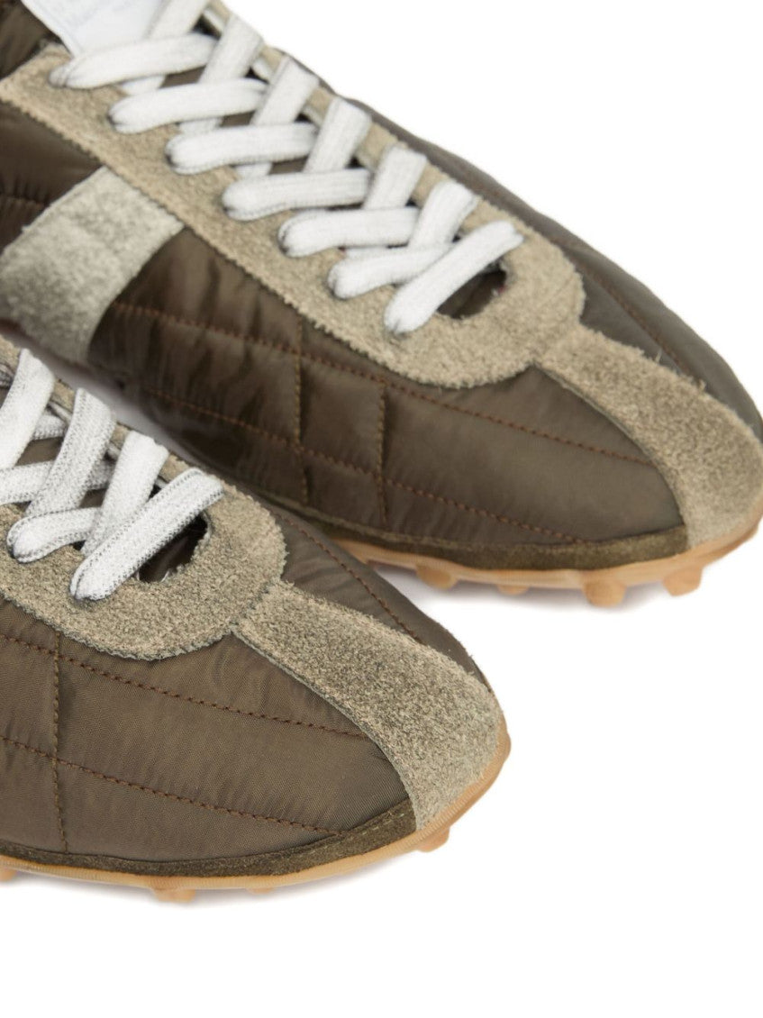 Green Lace Up Sneakers 3