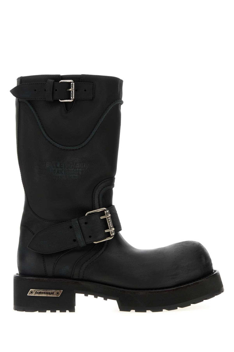 Black Leather Boots 1