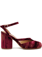 Red Ankle Strap Pumps 1