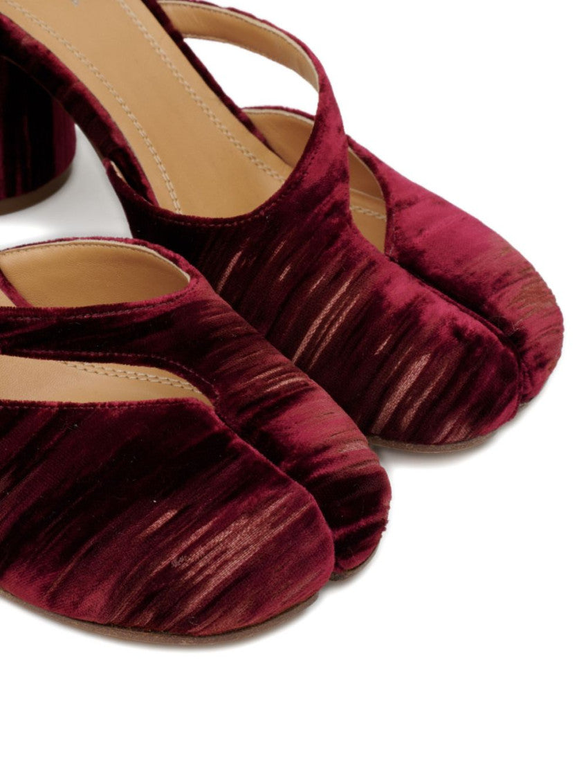 Red Ankle Strap Pumps 2
