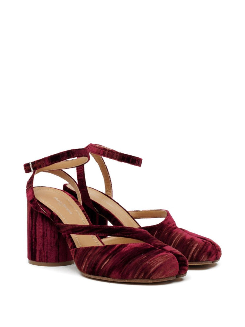 Red Ankle Strap Pumps 3