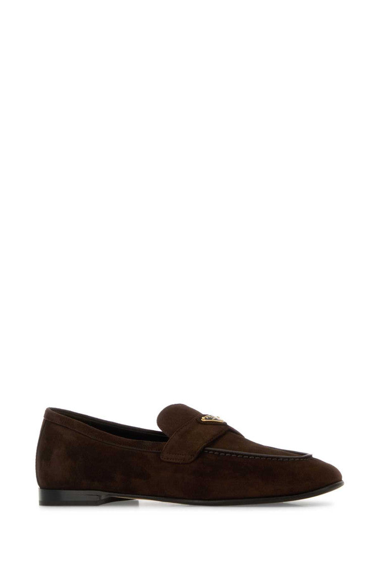 Dark Brown Suede Loafers 2